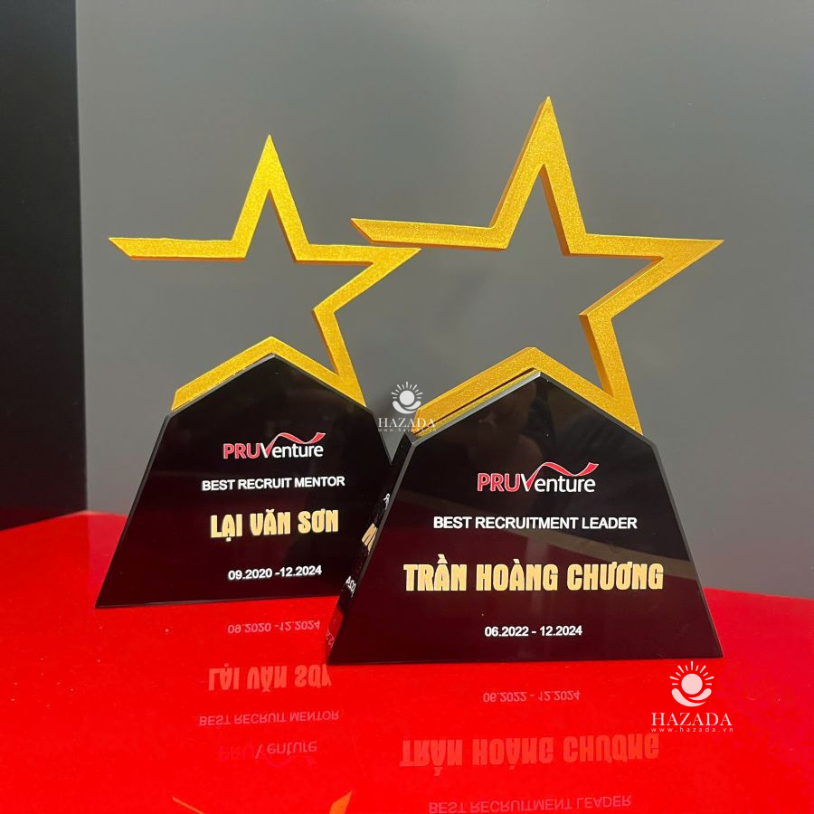 CUP CHẾ TÁC NGÔI SAO VÀNG – THIẾT KẾ ĐỘC QUYỀN, VINH DANH ĐẲNG CẤP