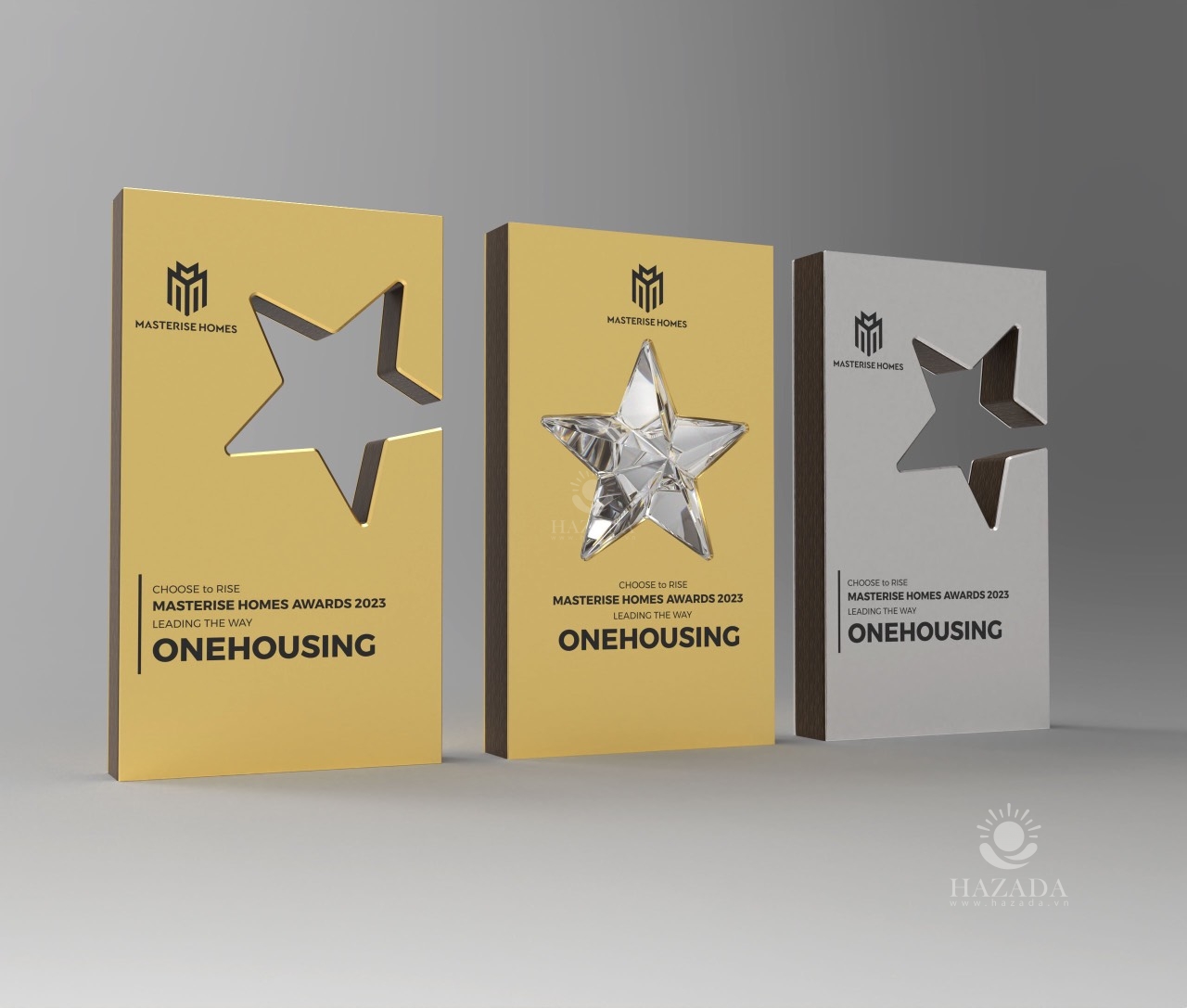Bảng Chứng Nhận Đại Lý Nhà Phân Phối Bất Động Sản Xuất Sắc Hợp Kim Cao Cấp Ngôi Sao Chế Tác Theo Logo Các Công Ty